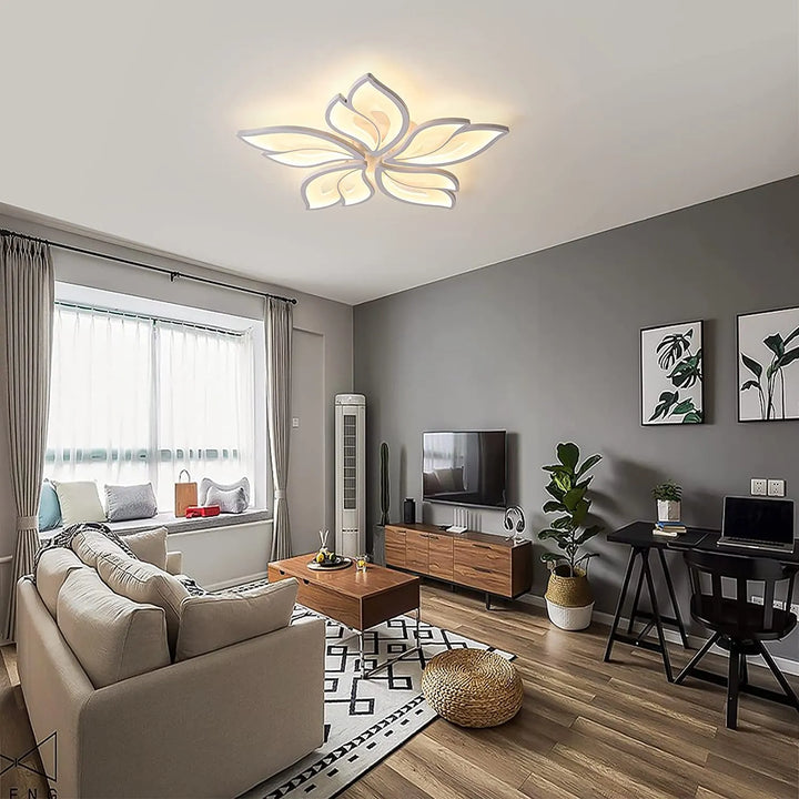LED Ceiling Lamps Dimmable with Remote Control 51-70W Ceiling Lights 70CM 80-260V Living Room Bedroom Ceiling Chandelier Lights
