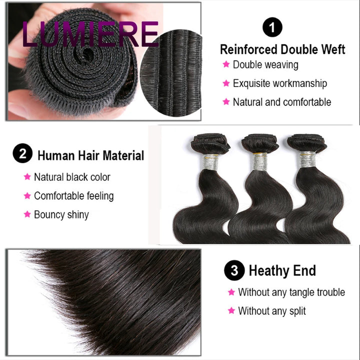 Lumiere Brazilian Body Wave Hair Bundles