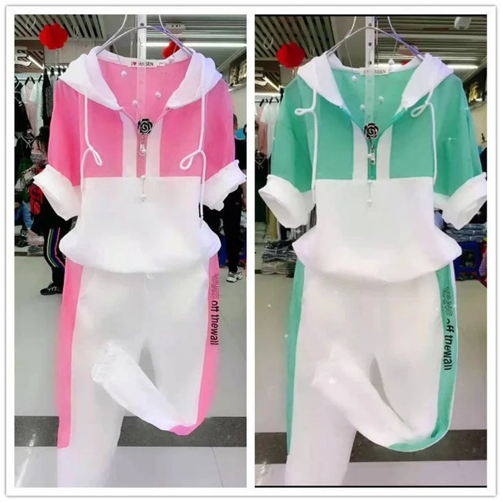 New 2023 Women's Summer Tracksuit - Lightweight, Casual, and Stylish