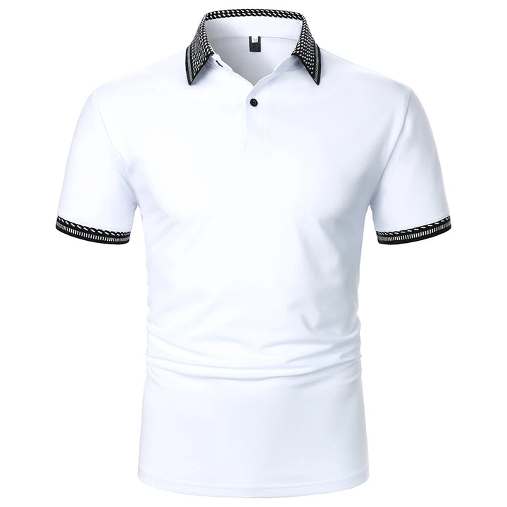 Men's Solid Color Polo Shirt