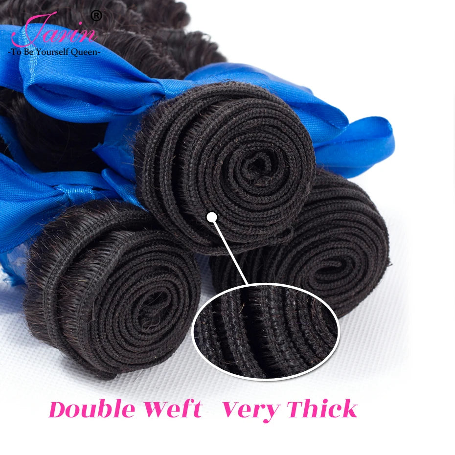 Deep Wave Human Hair Weave 5 Bundles - Remy Hair Deals