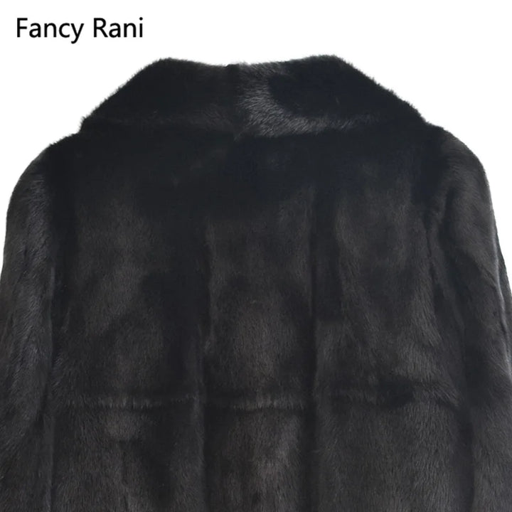 High Quality Winter Mink Fur Coat