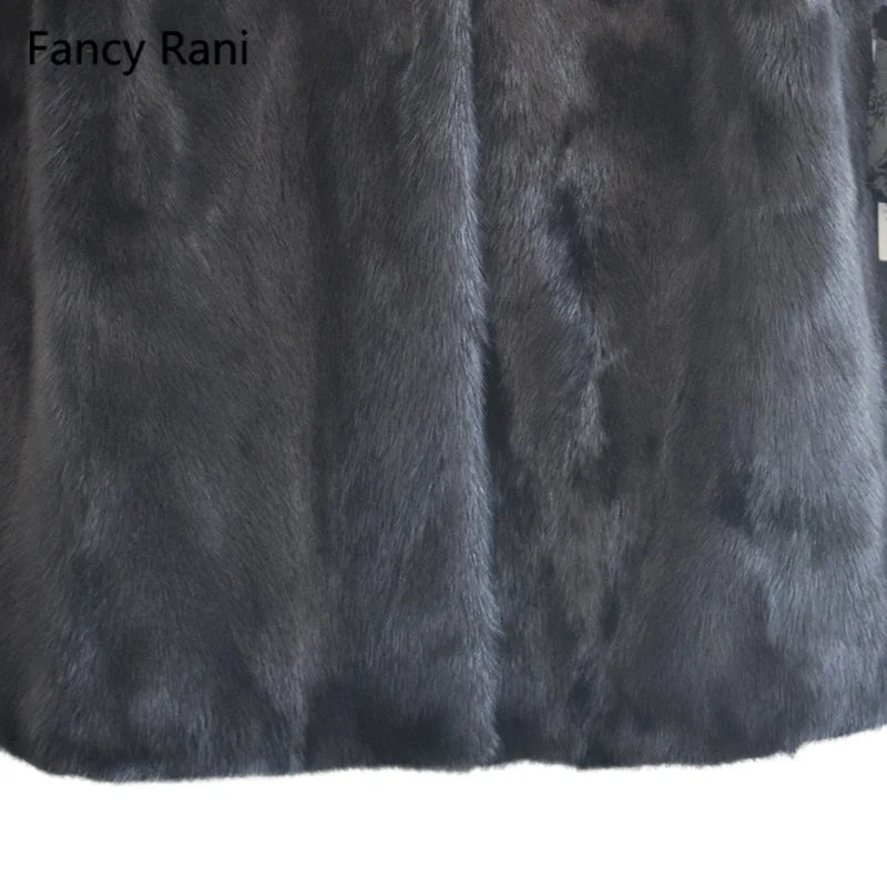 High Quality Winter Mink Fur Coat