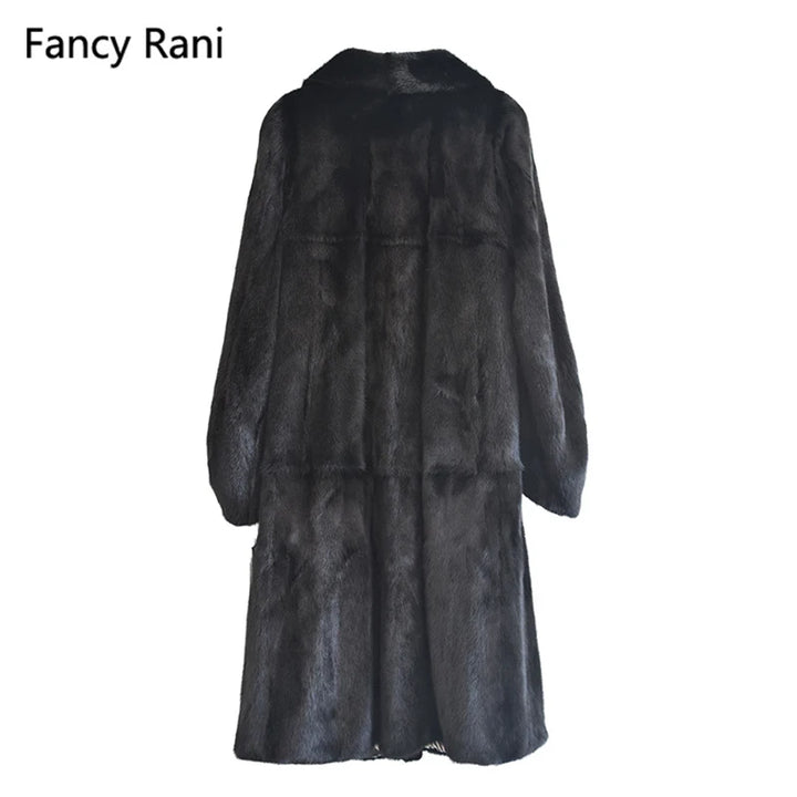 High Quality Winter Mink Fur Coat