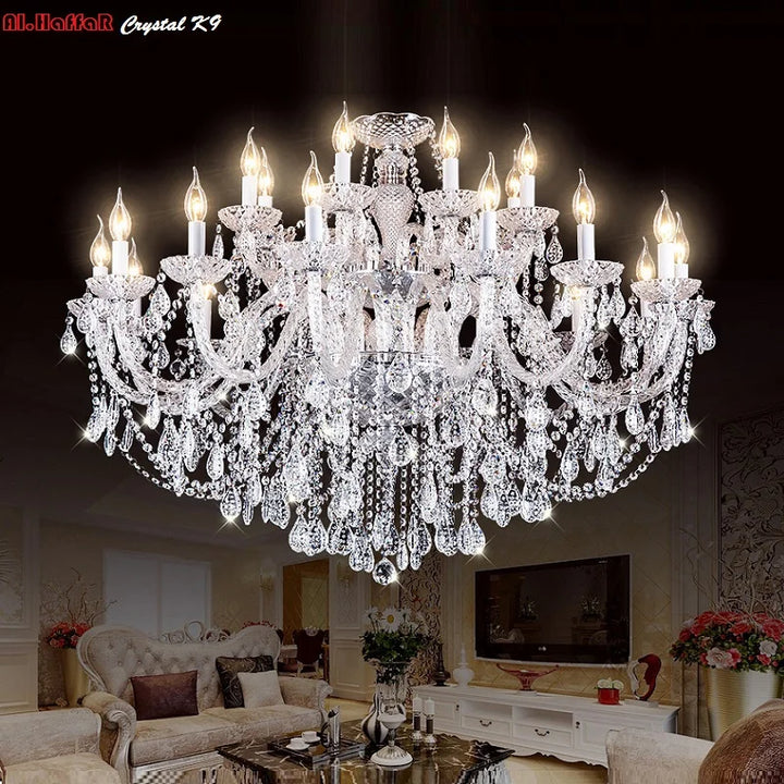 Crystal chandelier lighting Living Room Cristal Lamp Home Lighting Fixture Large Modern Crystal chandeliers Lustres de cristal