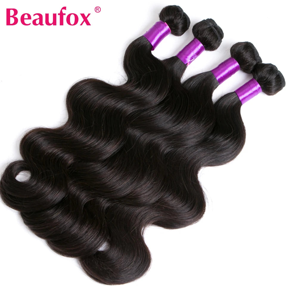 Beaufox Body Wave Bundles With Closure