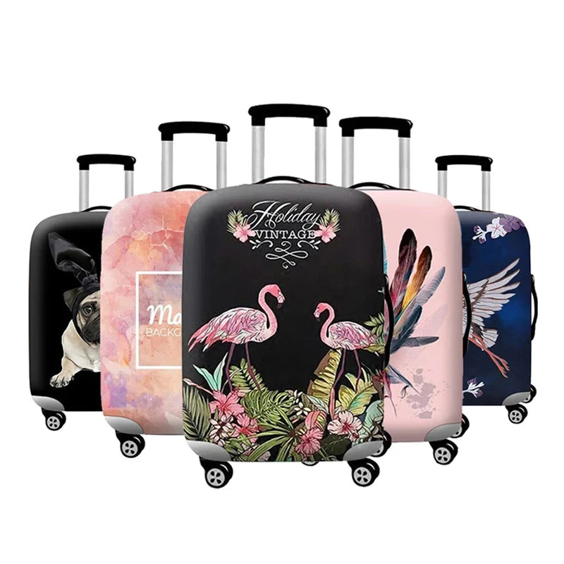 Durable Luggage Cover for 18''-32'' Suitcases - Protect Against Scratches and Dust - Washable - Personalized Designs