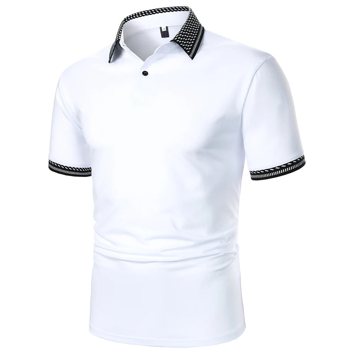 Men's Solid Color Polo Shirt