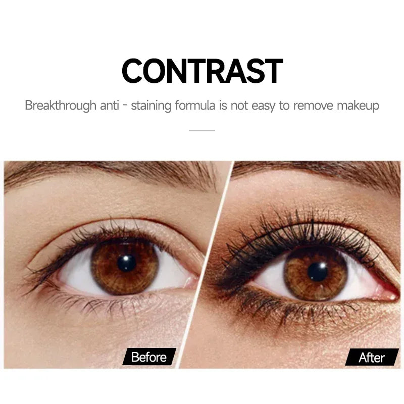 Get Luxurious Lashes with Waterproof 4D Silk Fiber Mascara - 1 Piece