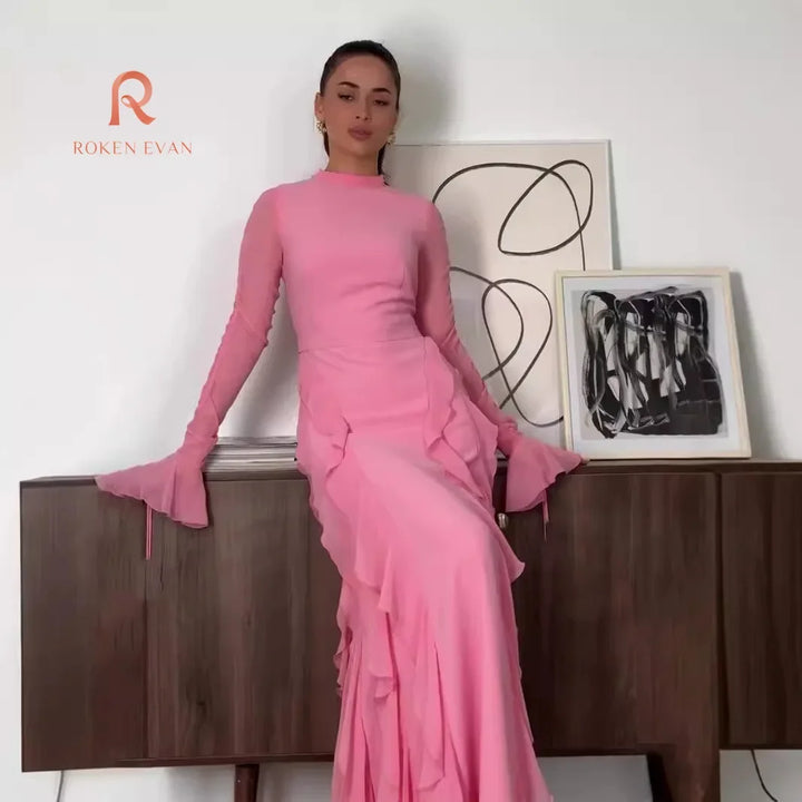 Ruffled Patchwork Palace Dress