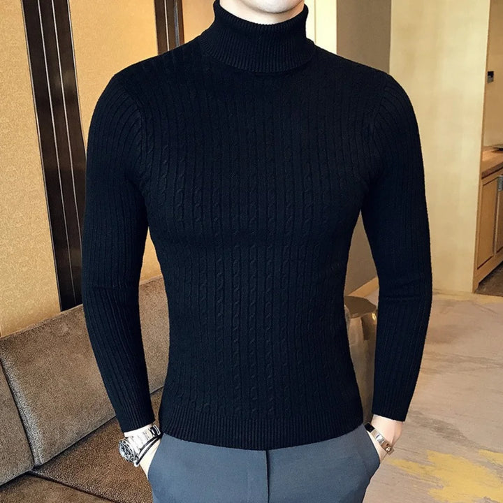 Men's Turtleneck Sweater - Autumn Winter Essential