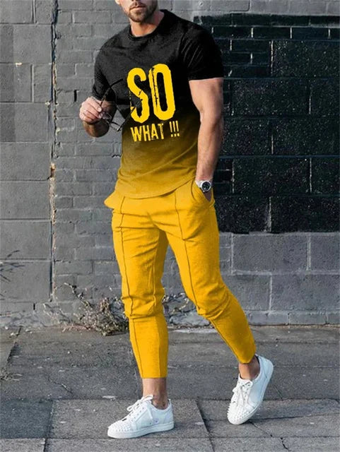 Men's 3D Printed Tracksuit Set