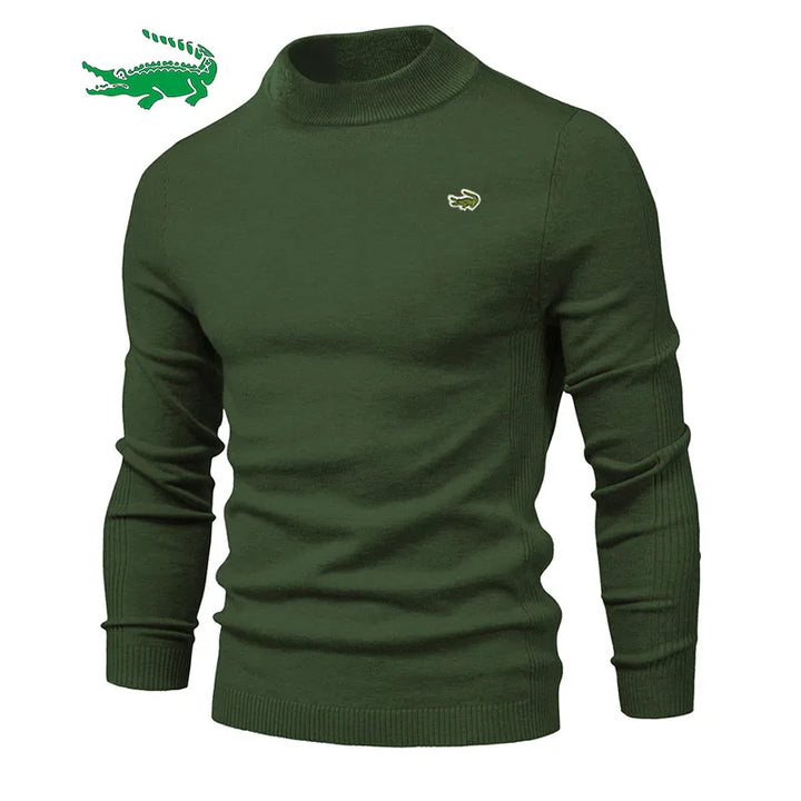 New Winter Turtleneck Thick Mens Sweaters Casual Turtle Neck Solid Color Quality Warm Slim Turtleneck Sweaters Pullover Men