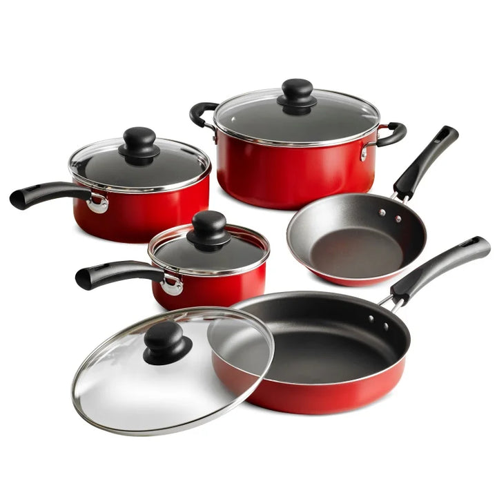 Upgrade Your Kitchen with Tramontina's 9-Piece Non-stick Cookware Set - Perfect for Everyday Cooking!