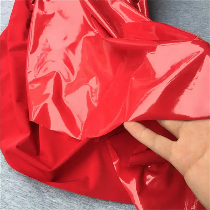 Shiny Glossy Elastic Vinyl Fabric - 145cm Wide