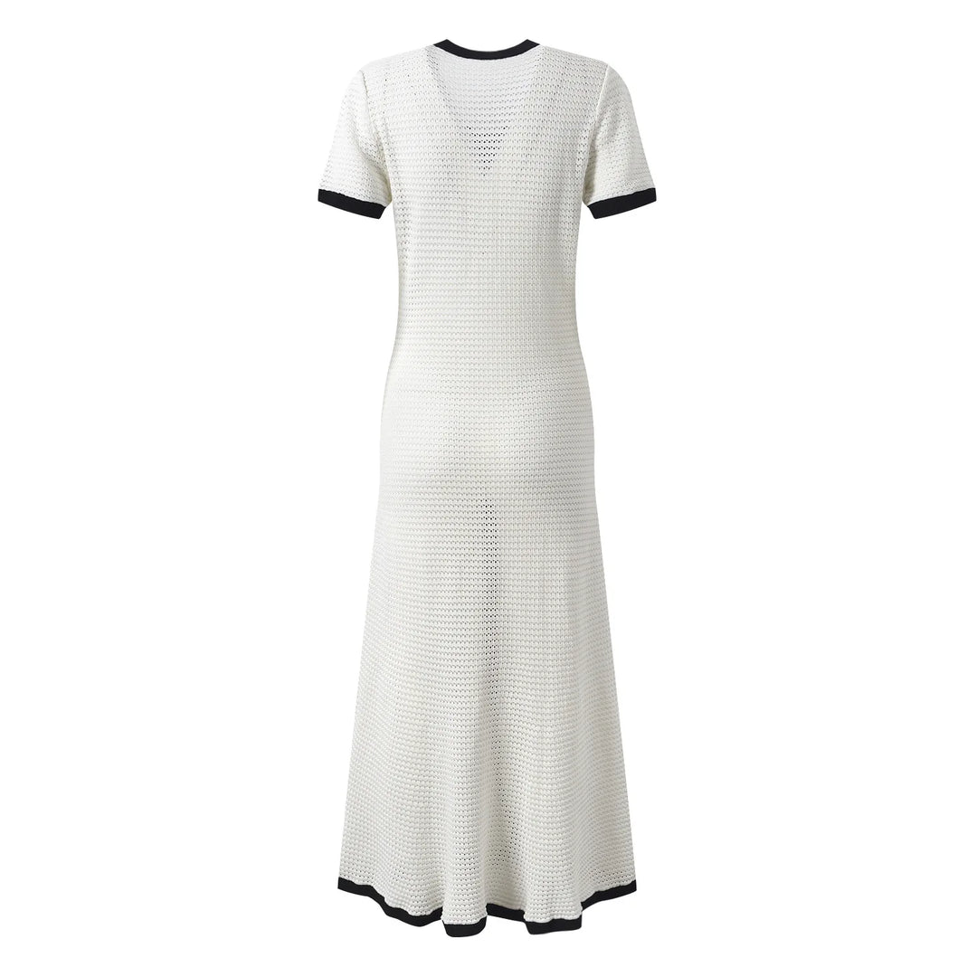 Elegant Midi Knitting Dress - 2024 Fashion