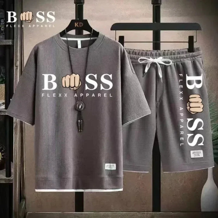 Summer 2024 Men's Casual T-shirt and Shorts Set