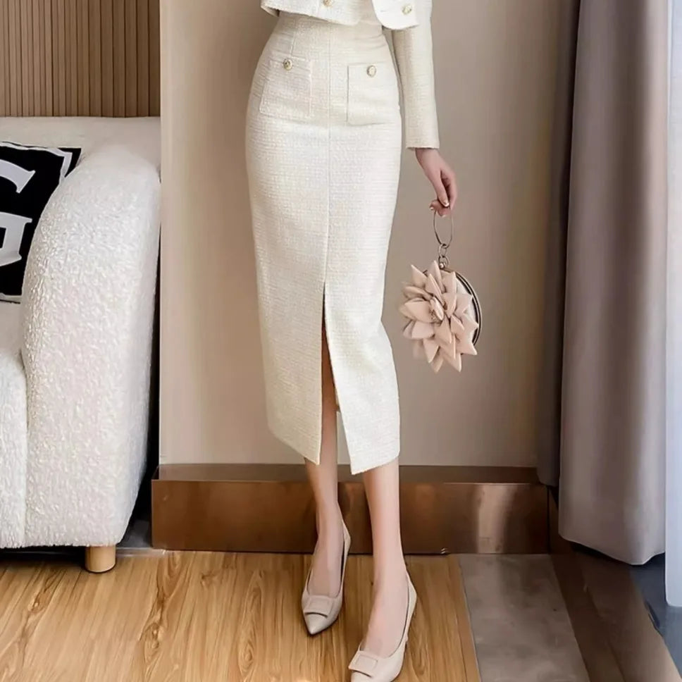 2023 Autumn UNXX Two-piece Suit Dress for Women - Professional and Chic Skirt Set