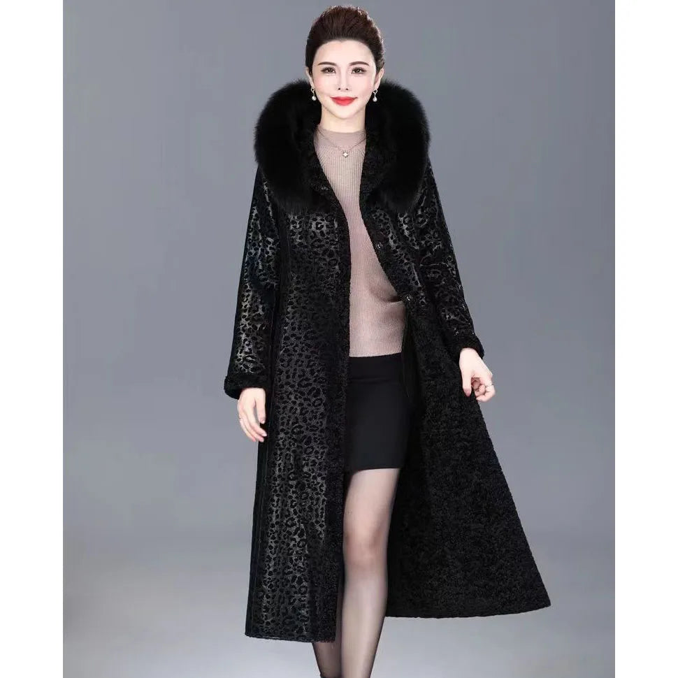 Double-Sided Fur Coat for Women | Warm & Luxurious Winter Overcoat | High-End Mink Velvet Jacket