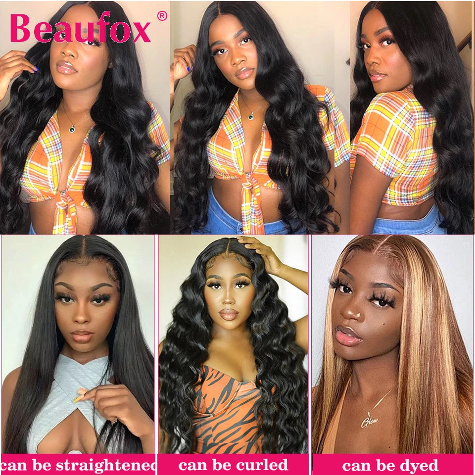 Beaufox Brazilian Hair Weave 3 Bundles - Body Wave 22 24 26