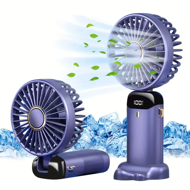 Stay Cool Anywhere with Our Rechargeable Neck Fan - Free Shipping!