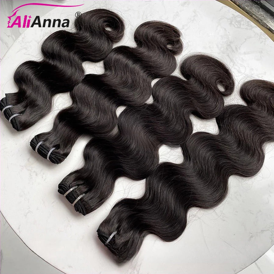 15A Virgin Body Wave Human Hair Bundles