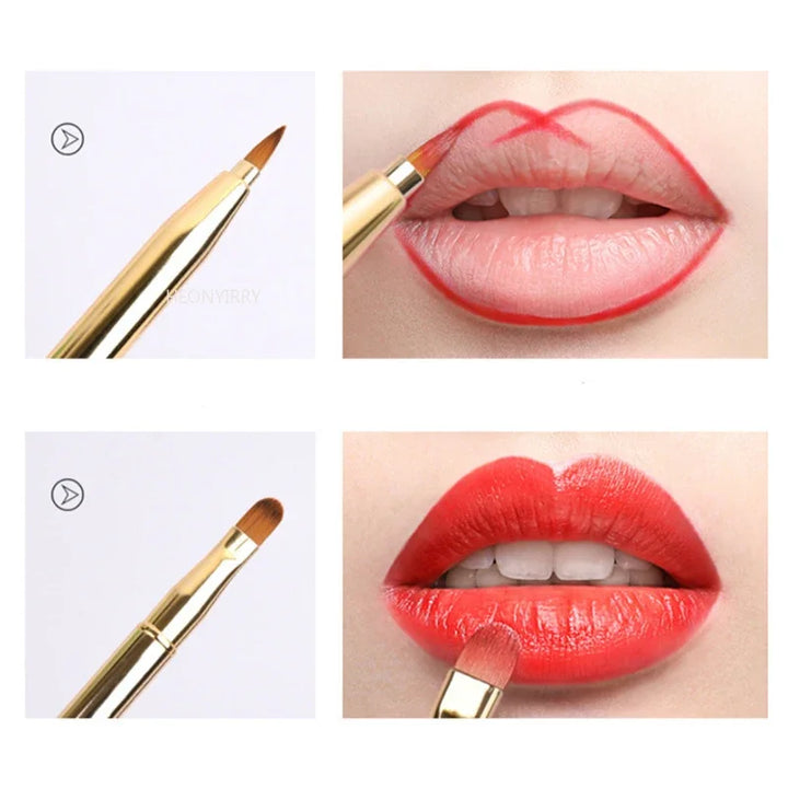 Retractable Lip Brush Duo
