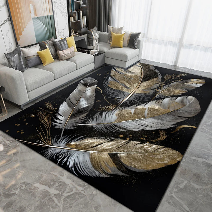 3D Modern Living Room Carpet Luxury Decoration Big Size Area Rugs for Bedroom Bedside Rug Home Decor Non Slip Floor Mat Washable