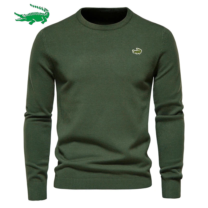 New Winter Turtleneck Thick Mens Sweaters Casual Turtle Neck Solid Color Quality Warm Slim Turtleneck Sweaters Pullover Men