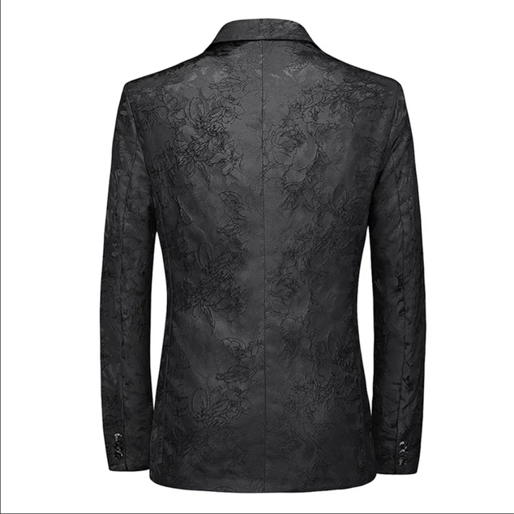 2024 Summer Men's Business Suit Jacket | Single Breasted Jacquard Blazers