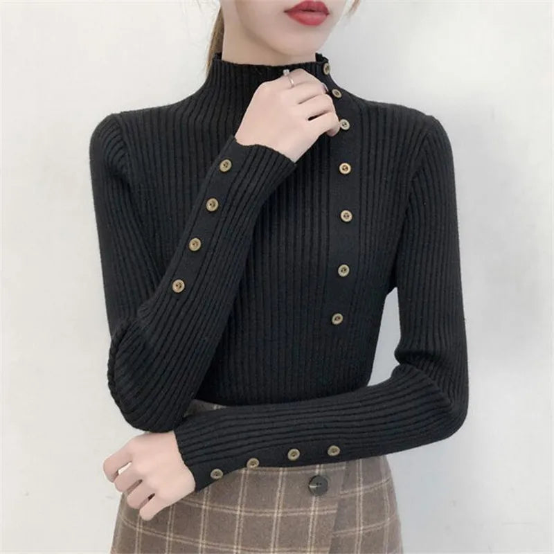 2023 Women's Slim Knitted Sweater - Soft & Elastic