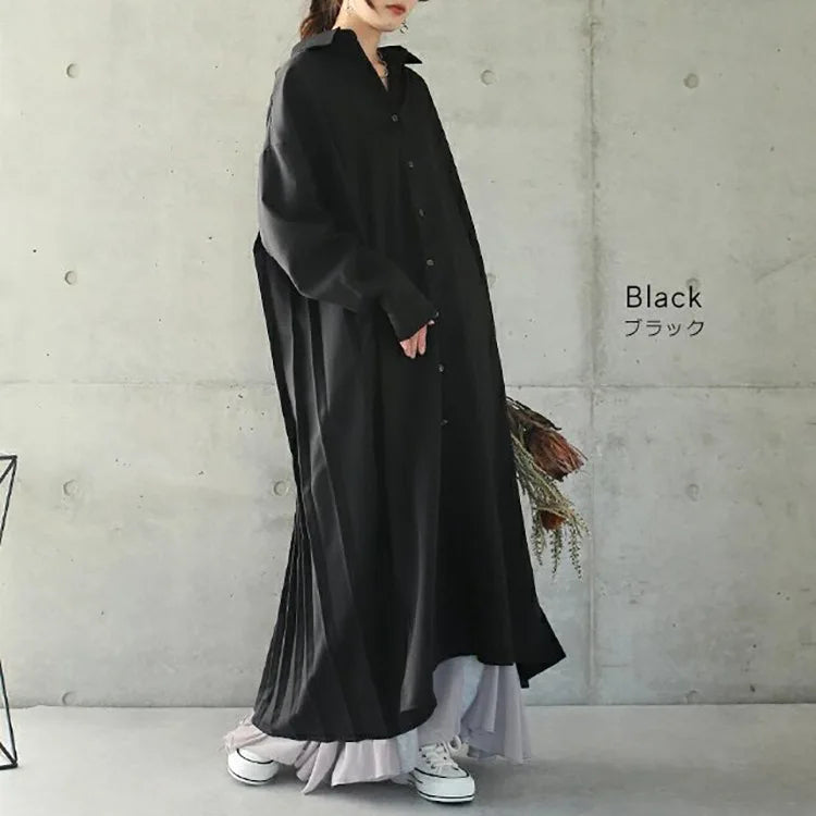 Elegant Long Shirt Dress for Women