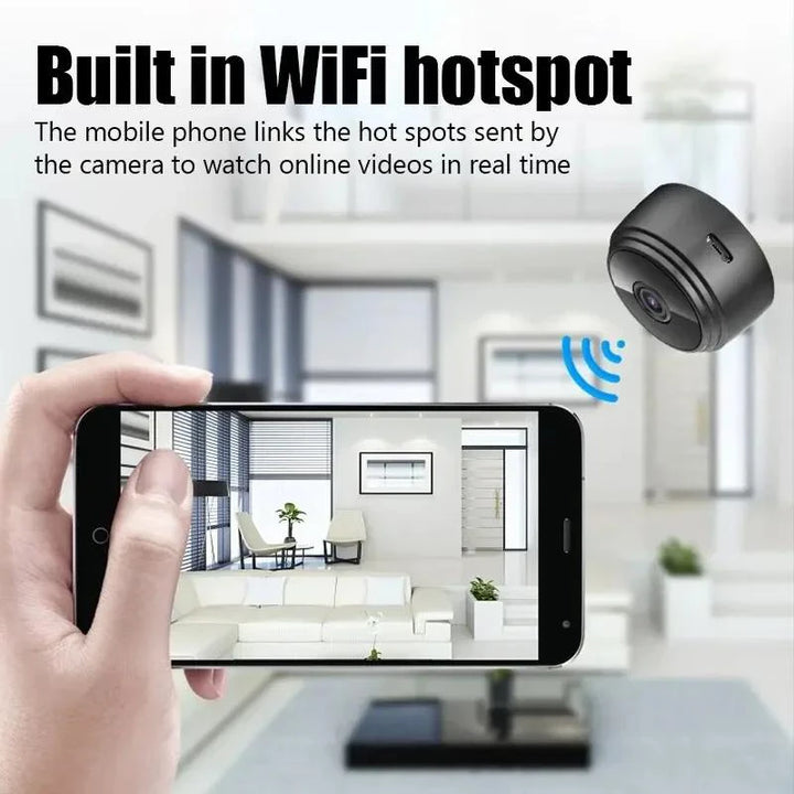 720P HD WiFi Security Camera - Remote Monitoring