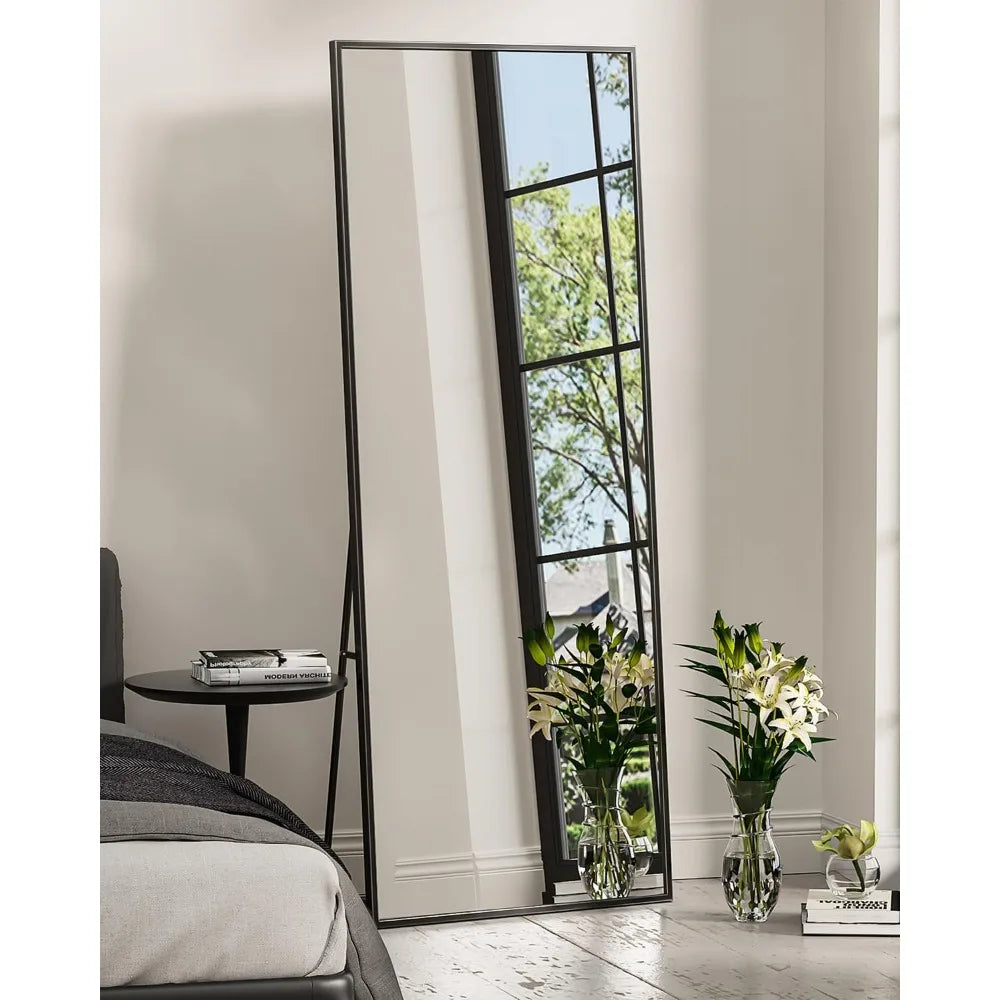 Upgrade Your Space with Our Stunning Full Length Mirror - High Quality, HD-Imaging, Multifunctional - Satisfaction Guaranteed!