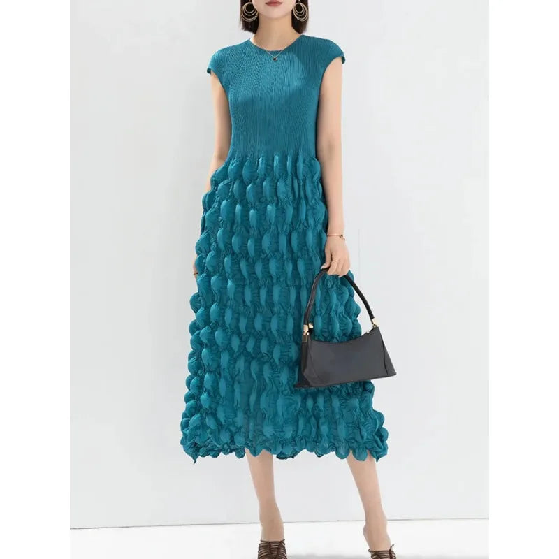 2024 Summer New YUDX Miyake Dress - Luxury Pleated Dresses for Women