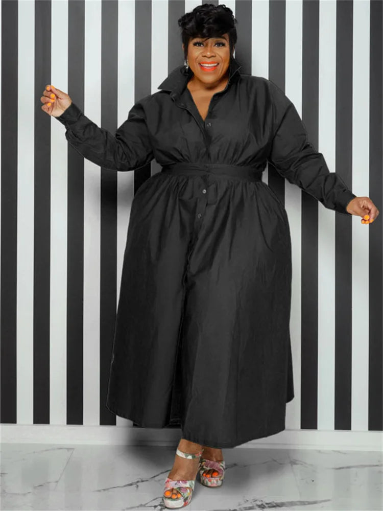 Wmstar Plus Size Maxi Dress - Fashion Streetwear