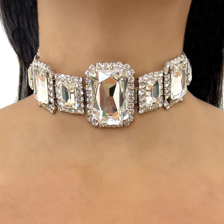 Luxury Rhinestone Choker Necklace 2024