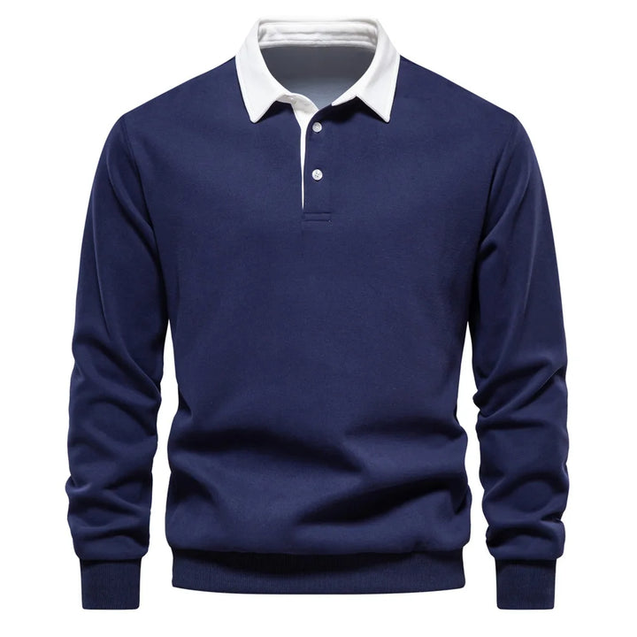 Men's Polo Neck Sweatshirt 2023