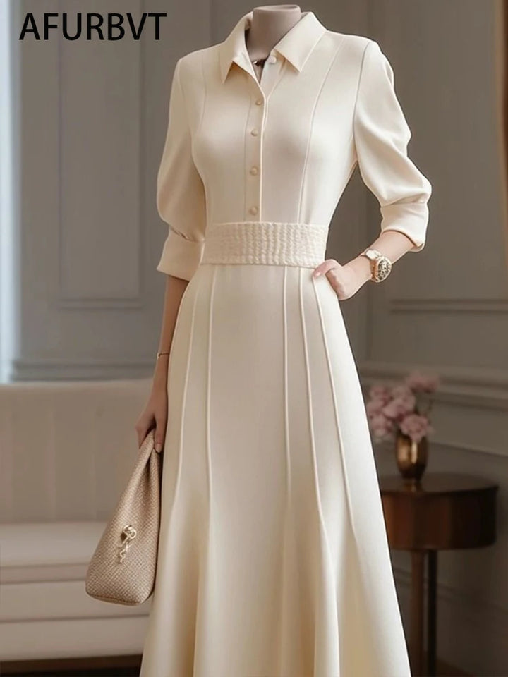 2024 Winter Sweater Dress for Women | Elegant Knitted Robe