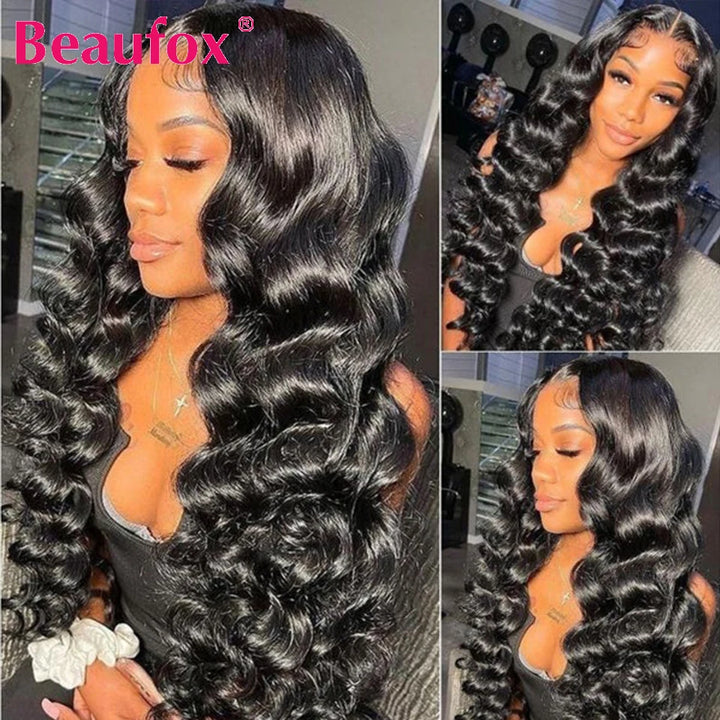 Beaufox 32 Inch Human Hair Bundles - Indian Loose Wave