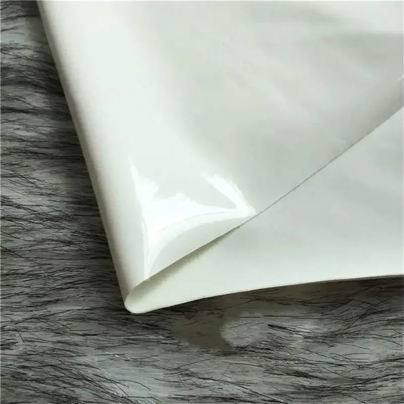 Shiny Glossy Elastic Vinyl Fabric - 145cm Wide