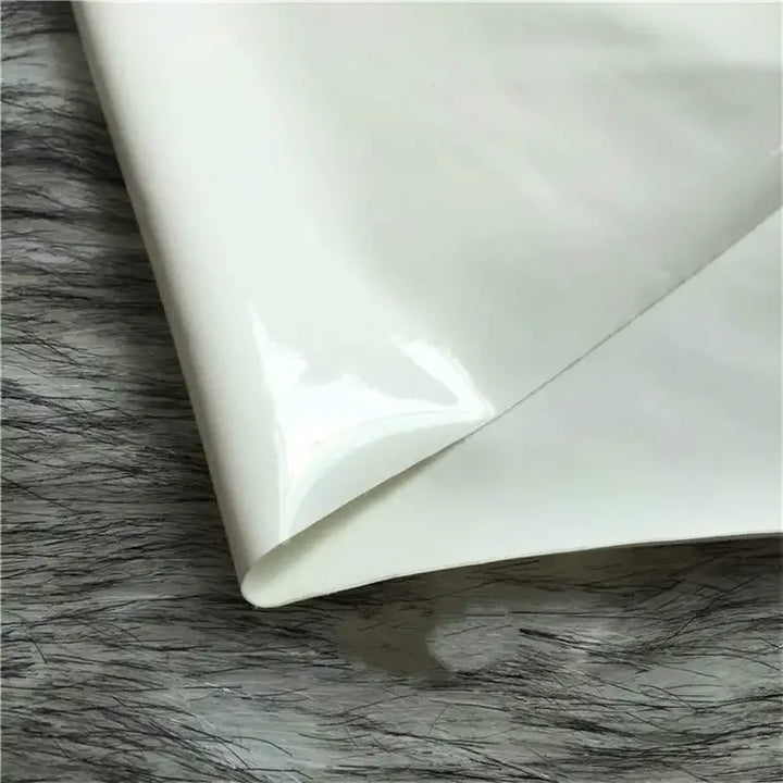 Shiny Glossy Elastic Vinyl Fabric - 145cm Wide