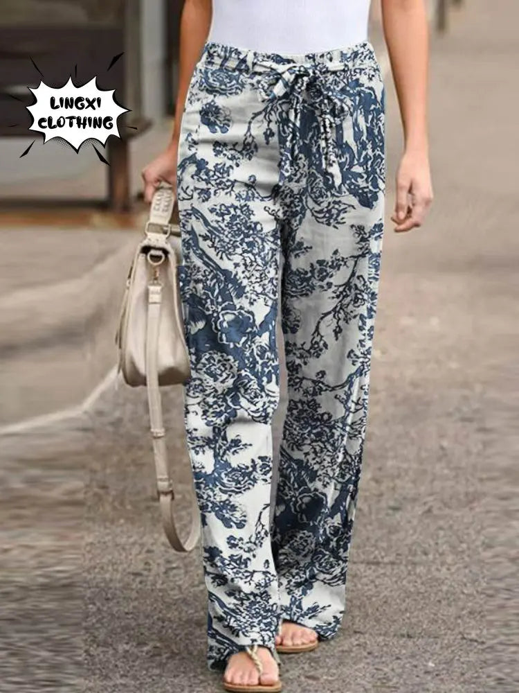 Summer Fashion Wide Leg Pants - Comfortable & Stylish!