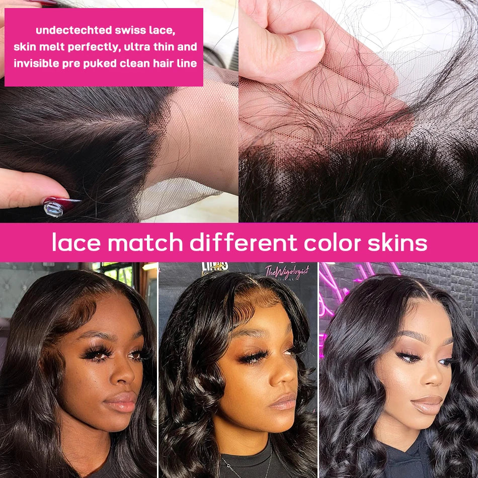 Bling Hair Body Wave Lace Front Wig