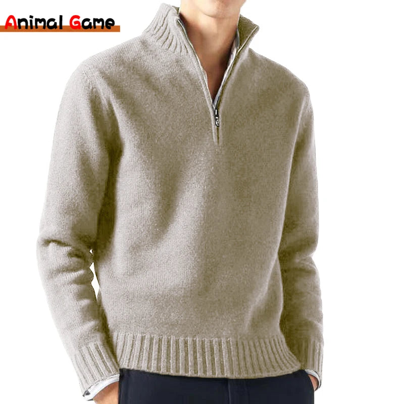 Men's Turtleneck Knitwear Sweater