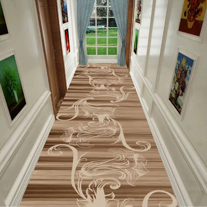 Nordic Geometric Long Corridor Carpet Light Luxury Home Hotel Runner Rugs Can Be Customized Villa Stair Mat Non-slip Hallway Rug