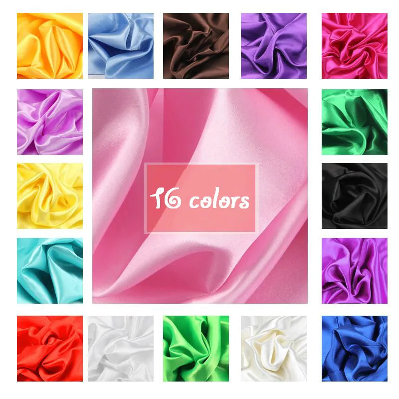 JuwenSilk Satin Fabric - 16 Colors