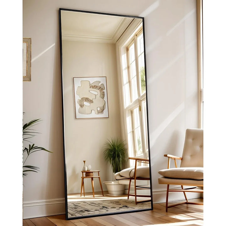 Upgrade Your Space with Our Stunning Full Length Mirror - High Quality, HD-Imaging, Multifunctional - Satisfaction Guaranteed!