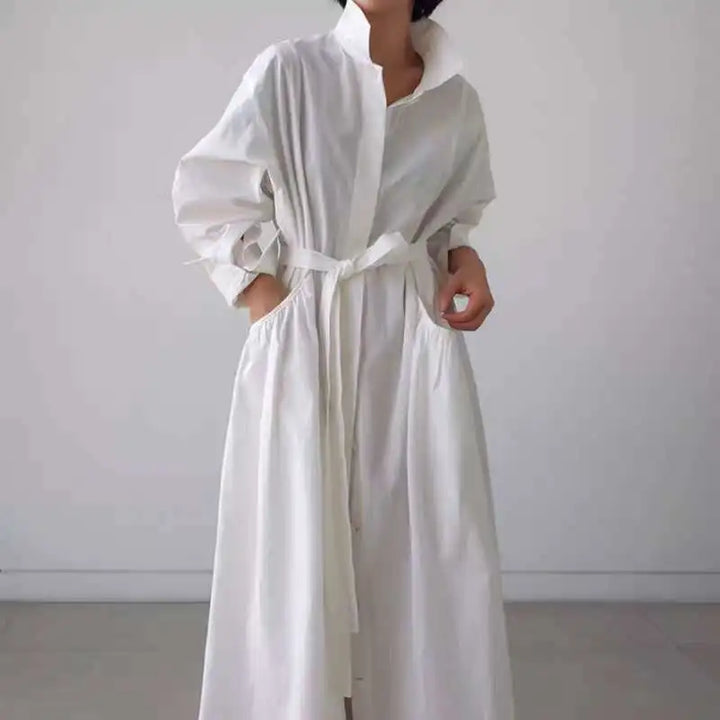 Plus Size Over the Knee Dress Shirt