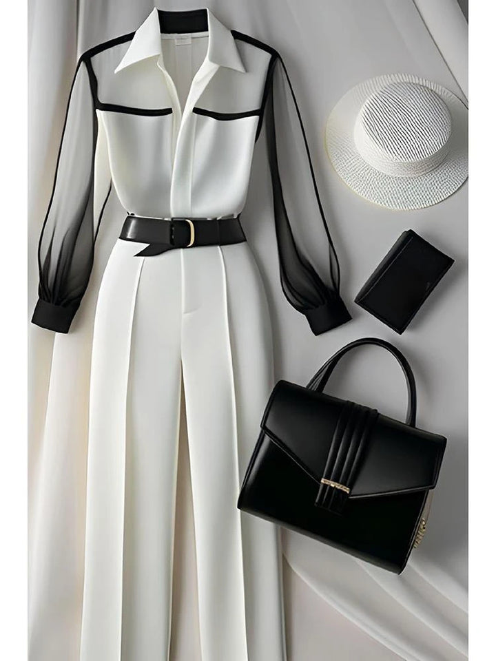 Upgrade Your Style with Chic White Tailored Trousers - Perfect for Autumn!